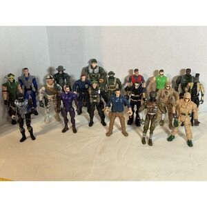 Lot 19 Lanard Corps Chap Mei Action Figures 3.75" Military SWAT Custom Set
